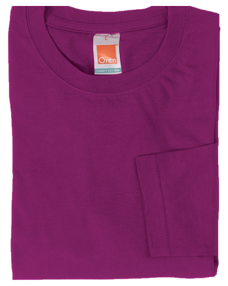 Oren Sport CT54 Long Sleeve Comfy Cotton Tshirt Oren Sport CT54 Long Sleeve Comfy Cotton Tshirt