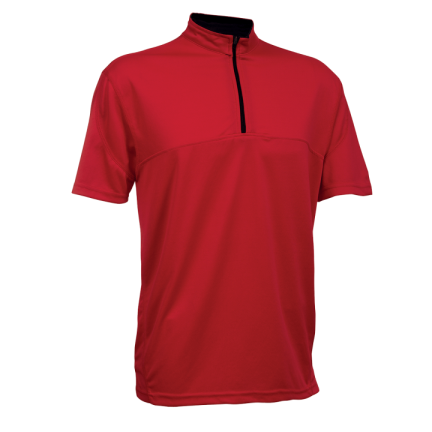 QD18 Quick Dry Mandarin Zip Polo Shirt QD18 Quick Dry Mandarin Zip Polo Shirt