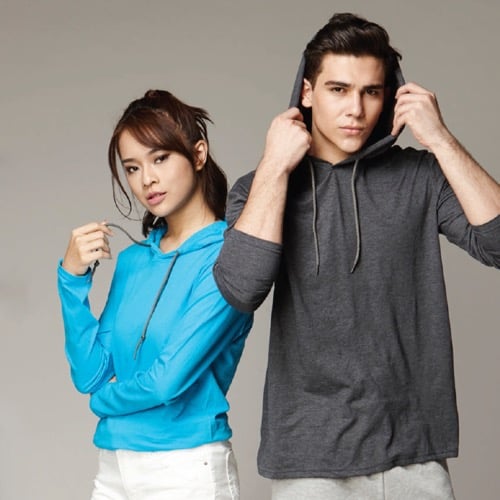Anvil 987 Long Sleeve Hooded Tee