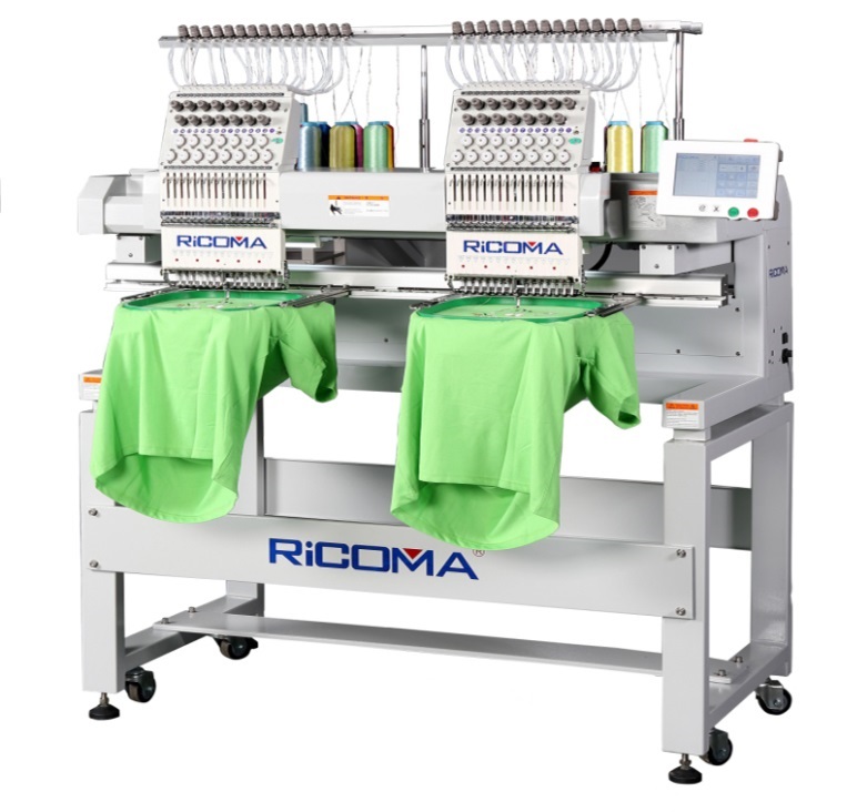 Embroidery technique close-up texture